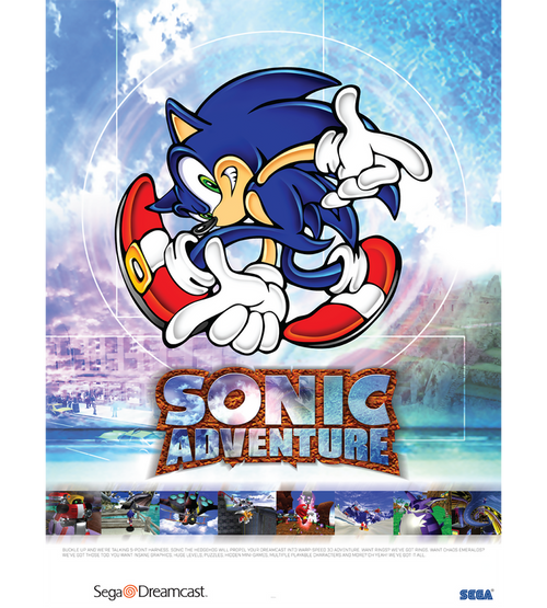 Sonic Adventure Poster