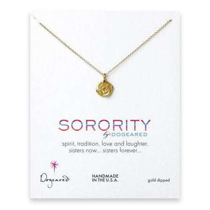 Sorority Rose Necklace