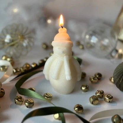 Soy Wax Snowman Candle