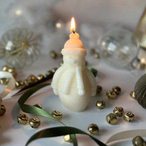 Soy Wax Snowman Candle