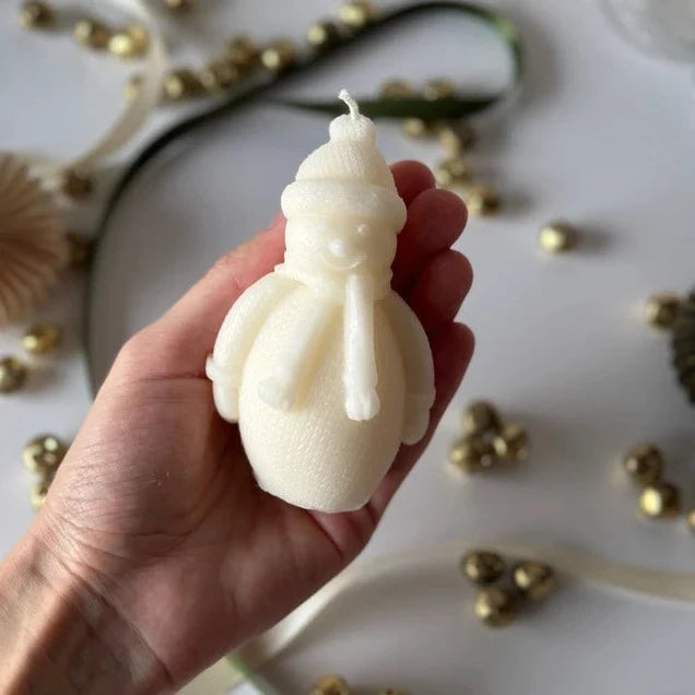 Soy Wax Snowman Candle