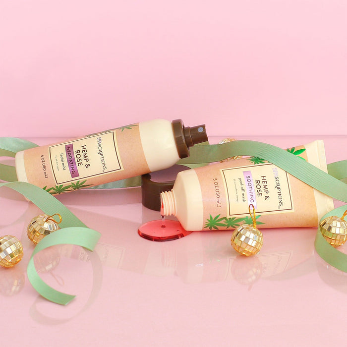Spascriptions Hemp & Rose Hydrating Facial Mist 6oz - ikatehouse