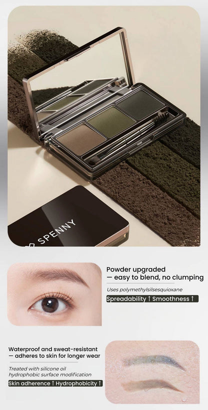 SPENNY 3-color Long-wear Waterproof Eyebrow Powder T5727