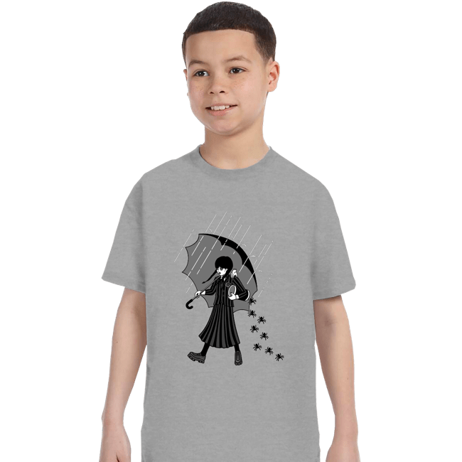 Daily_Deal_Shirts T-Shirts, Youth / XS / Sports Grey Spooky Girl
