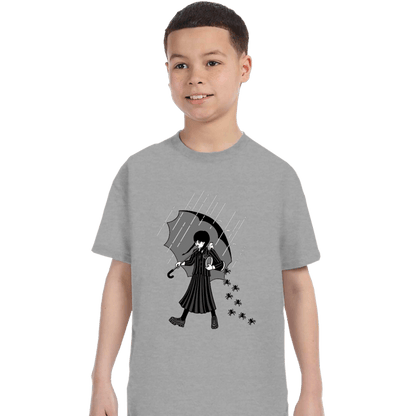 Daily_Deal_Shirts T-Shirts, Youth / XS / Sports Grey Spooky Girl