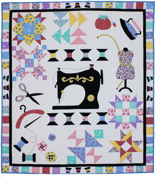 Spooling Around the Block Block of the Month Pattern #101