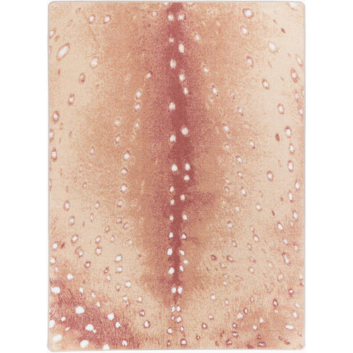 Image of an area rug, Spotted Hide - Blush
