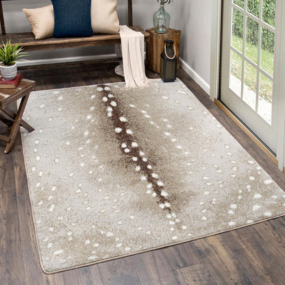 Image of an area rug, Spotted Hide - Oatmeal Hint of Gray