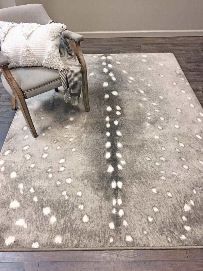 Image of an area rug, Spotted Hide - Oatmeal Hint of Gray