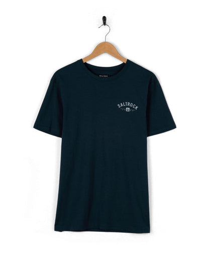 St Ives Location Mens T-Shirt in Blue