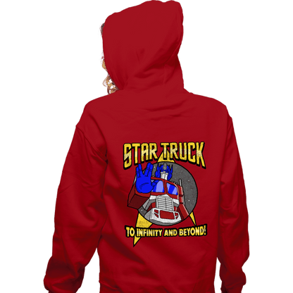 Zippered Hoodies, Unisex / Small / Red