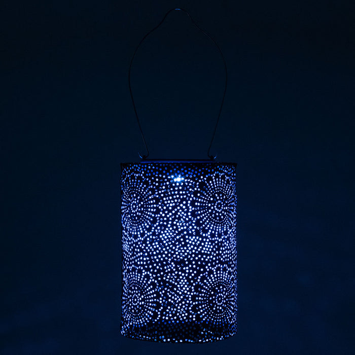 Stella Solar Blue Lantern