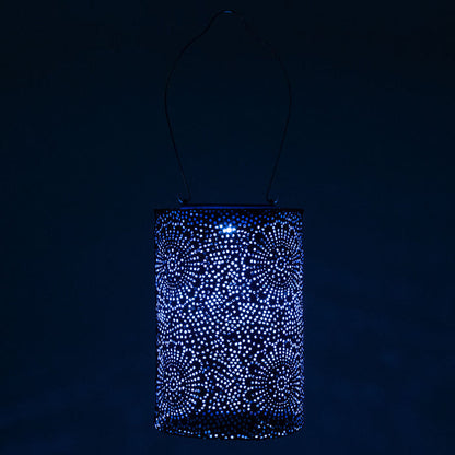 Stella Solar Blue Lantern