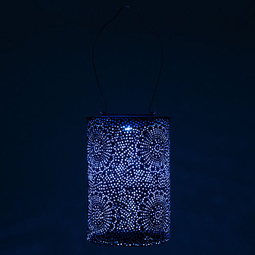 Stella Solar Blue Lantern