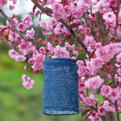 Stella Solar Blue Lantern