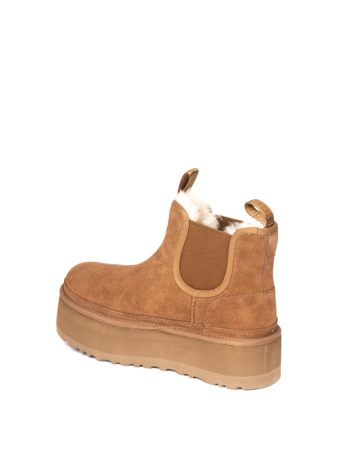 UGG stivale chelsea neumel chestnut <BR/> NEUMELPLATFORM CHELSEA MONTONE-CHEST