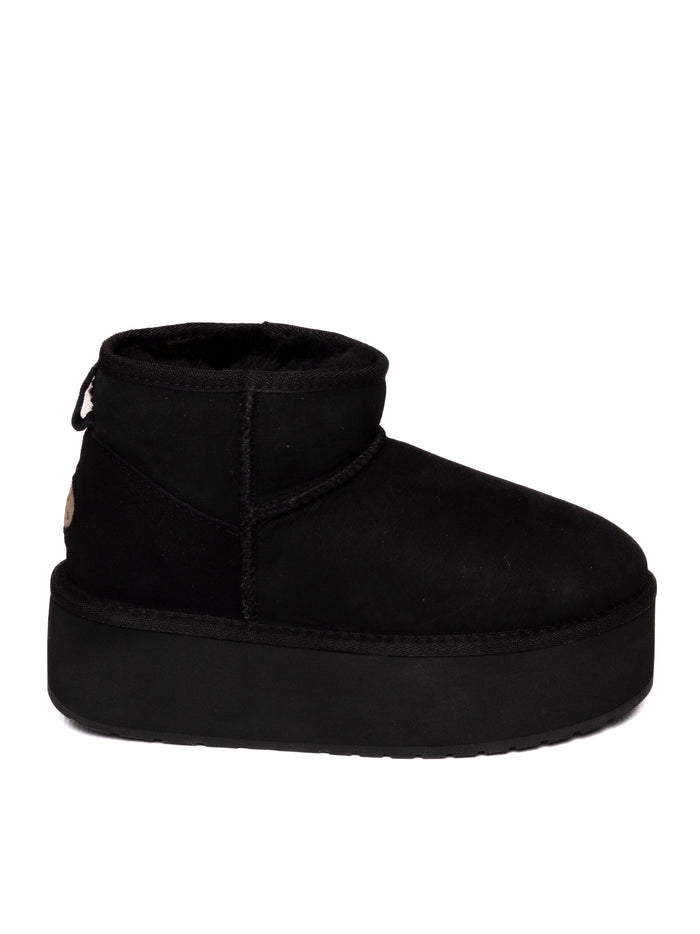 EMU Stivaletto montone nero W13082 STINGER.FLAT-BLK
