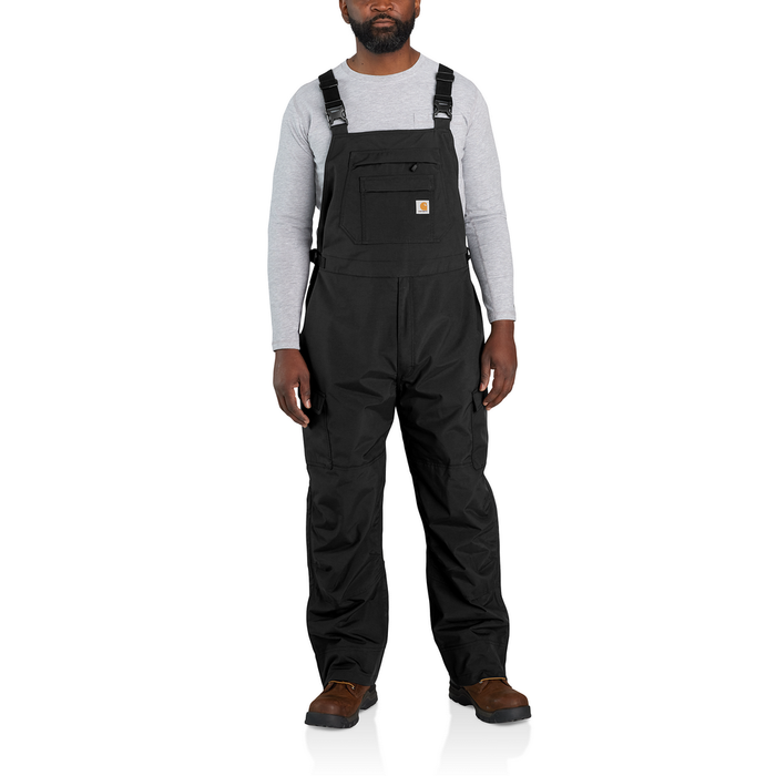 Storm Defender® Loose Fit Heavyweight Bib Overall - BLK-Black | Carhartt 104674
