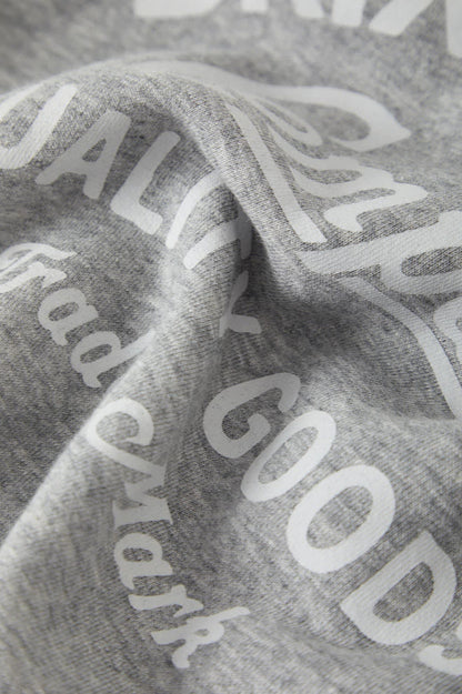 Men's Straton Crew in the color Heather Grey - Additional Laydown image