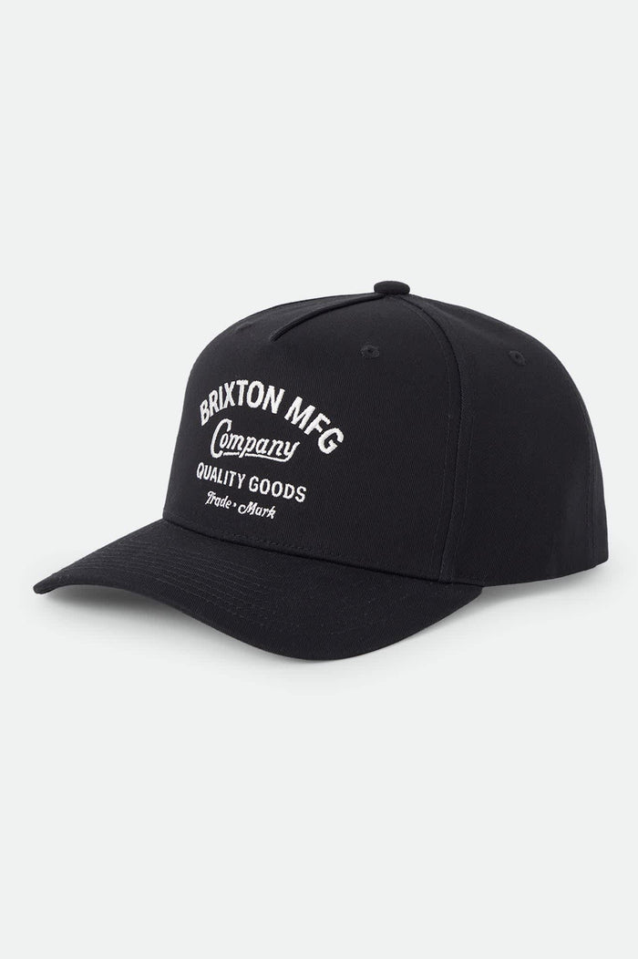 Unisex Stratton Snapback in the color Black - Front Product View