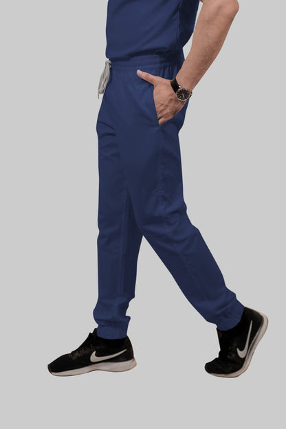 Stretchable (2Way) Men Navy Blue Jogger