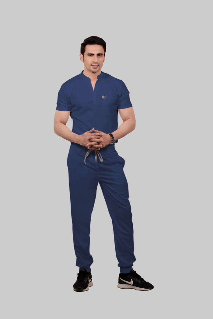 Stretchable (2Way) Men Navy Blue Jogger