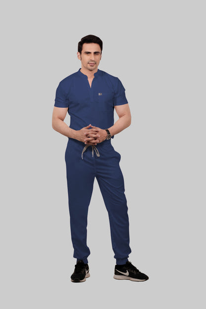 Stretchable (2Way) Men Navy Blue Jogger