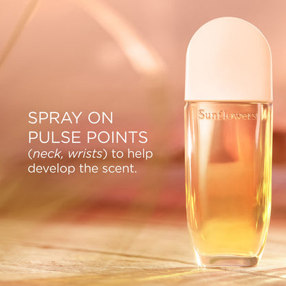 Spray on pulse points (neck, wrists) to help develop the scent