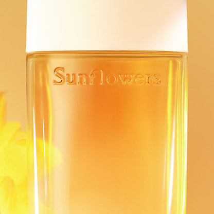 Sunflowers Eau de toilette naturale packaging