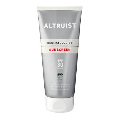 Tube of Altruist sunscreen SPF30 200 ml