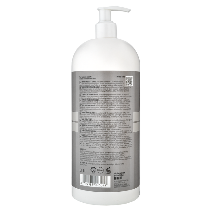 Sunscreen SPF50 - 1 litre
