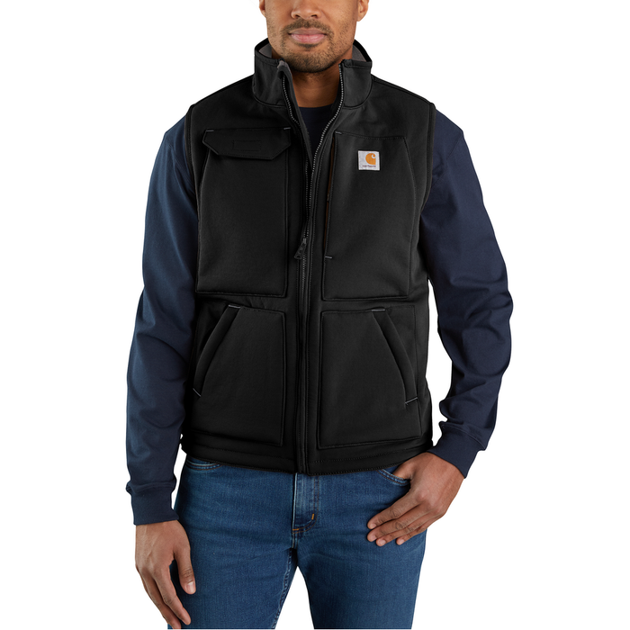 Super Dux™ Relaxed Fit Sherpa-Lined Vest - N04-Black | Carhartt 104999
