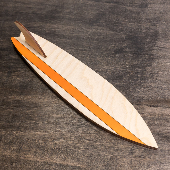 Vertical Stripe Off-Center / Orange