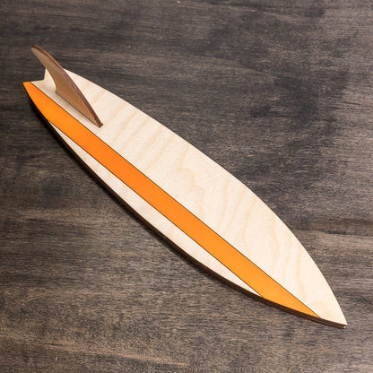 Vertical Stripe Off-Center / Orange