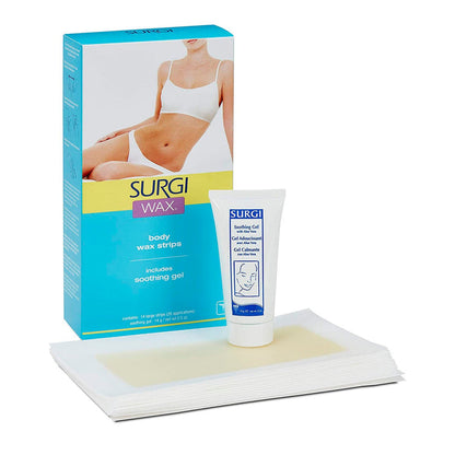 Surgi Wax Body Wax Strips 14 Strips - ikatehouse