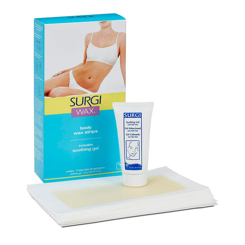 Surgi Wax Body Wax Strips 14 Strips - ikatehouse