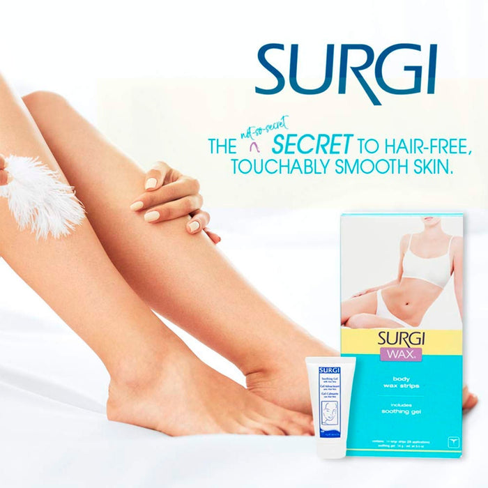 Surgi Wax Body Wax Strips 14 Strips - ikatehouse