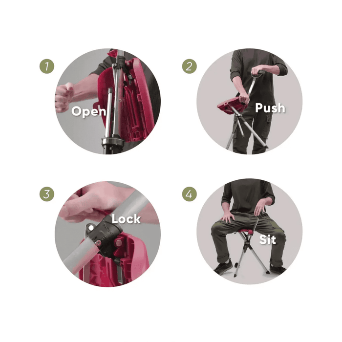 Ta-Da Chair Series 2 Tripod Seat Cane (82cm/87cm)