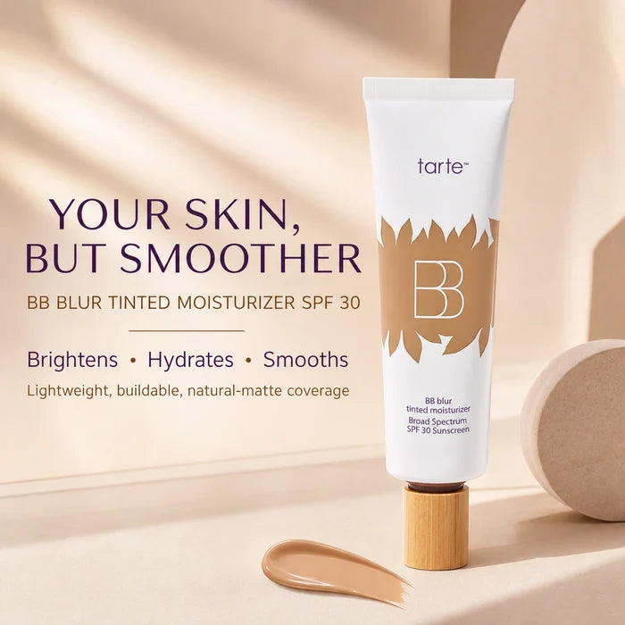 tarte BB blur tinted moisturizer SPF 30 - instantly brightens, hydrates & smooths your skin