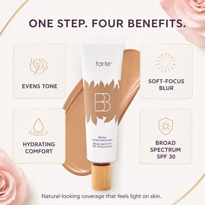 tarte BB blur tinted moisturizer SPF 30 - instantly brightens, hydrates & smooths your skin