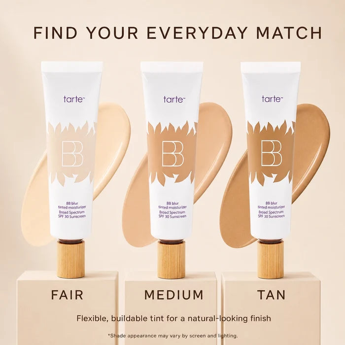 tarte BB blur tinted moisturizer SPF 30 - instantly brightens, hydrates & smooths your skin