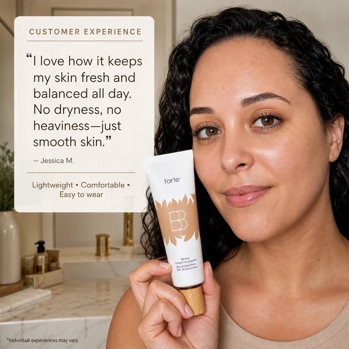 tarte BB blur tinted moisturizer SPF 30 - instantly brightens, hydrates & smooths your skin