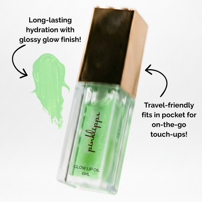 Taurus Glow Lip Oil- Green Apple Scent