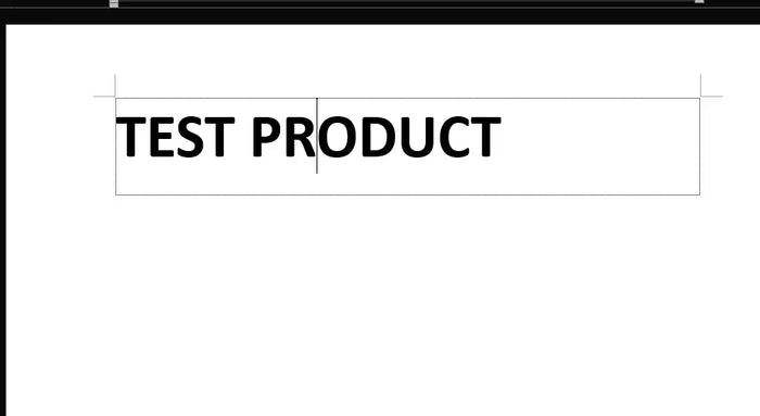 Test product 1 Luxe Research