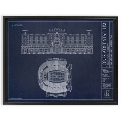 Framed Canvas - Large - Black