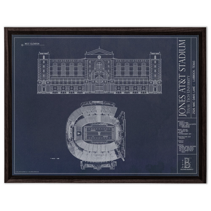 Framed Canvas - Large - Walnut