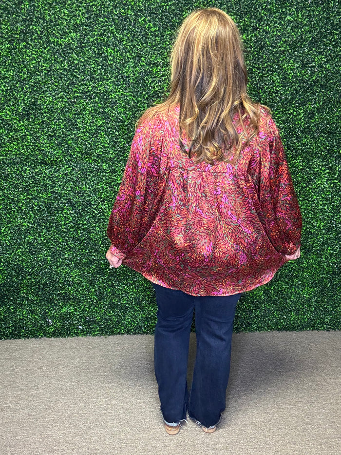 The Adrienne Luxe Ruffle Blouse