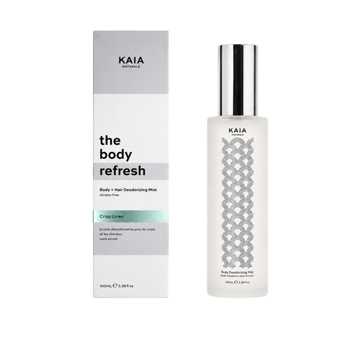 Kaia Naturals-The Body Refresh Body & Hair Deodorizing Mist - Crisp Linen-Body-TheBodyRefreshBody_HairDeodorizingMist-CrispLinen100ml-The Detox Market | 100 ml