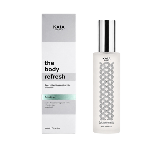 Kaia Naturals-The Body Refresh Body & Hair Deodorizing Mist - Crisp Linen-Body-TheBodyRefreshBody_HairDeodorizingMist-CrispLinen100ml-The Detox Market | 100 ml