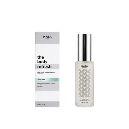 Kaia Naturals-The Body Refresh Body & Hair Deodorizing Mist - Crisp Linen-Body-TheBodyRefreshBody_HairDeodorizingMist-CrispLinen30ml-The Detox Market | 30 ml